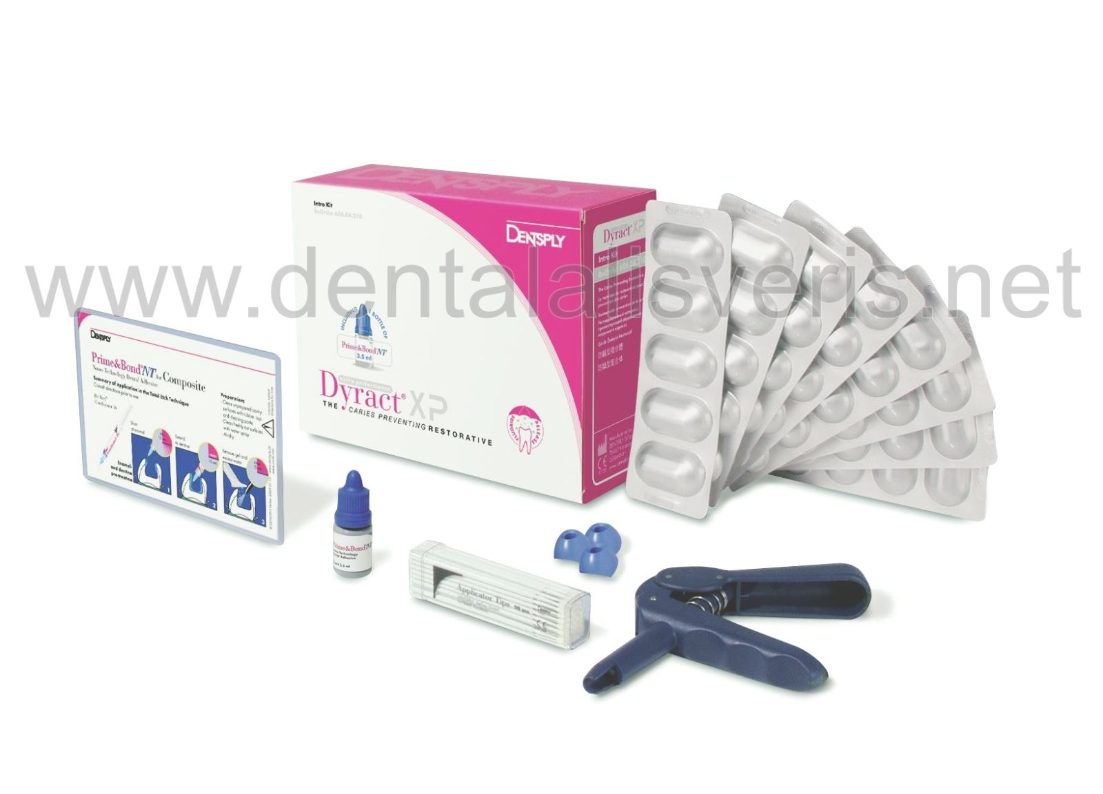 DENTSPLY DYRACT XP SET(40x0.25 gr Kompül + 2.5 ml Prime Bond NT)