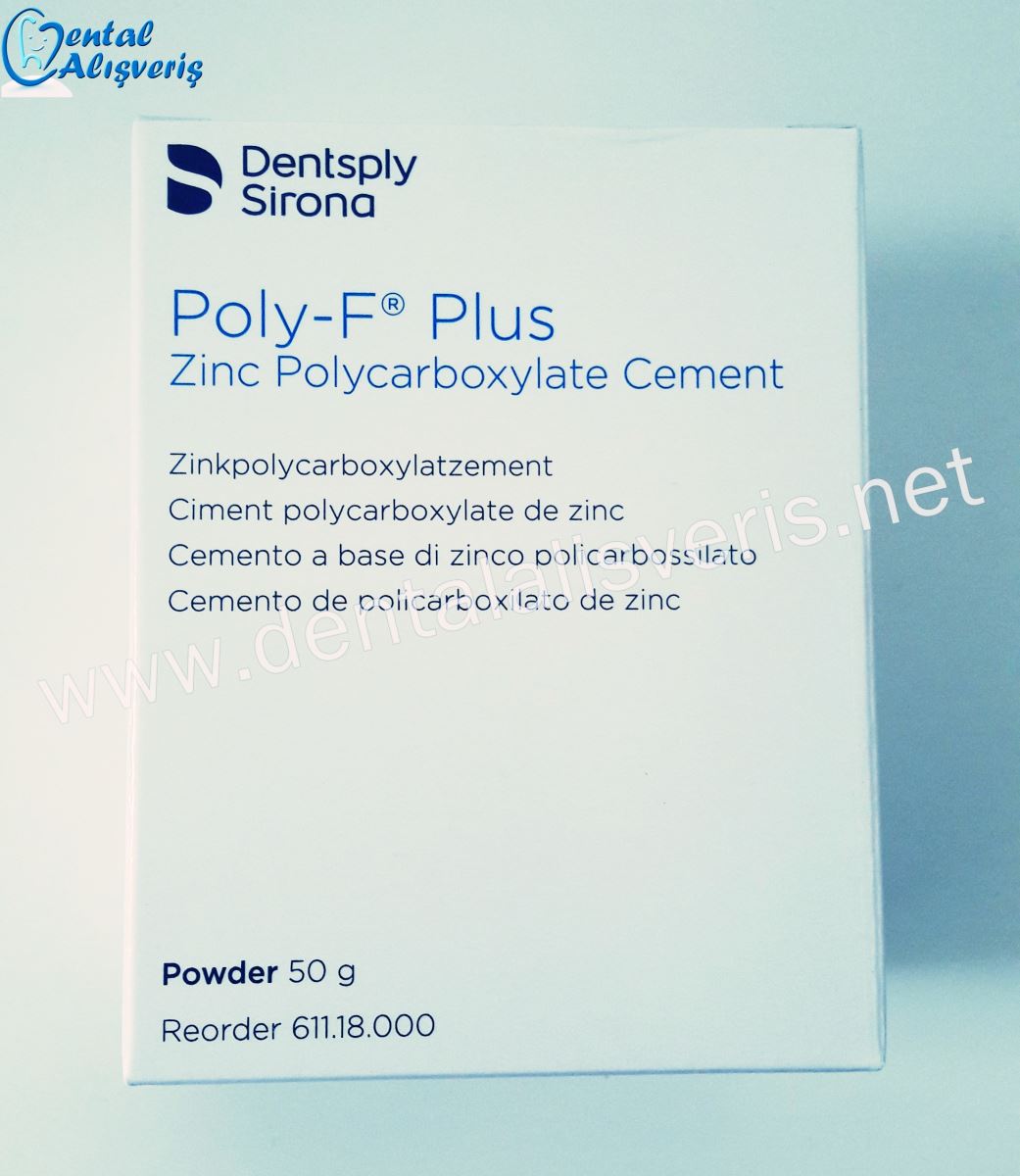 DENTSPLY POLY-F PLUS Polikarboksilat Kron, Köprü ve Kaide Simanı