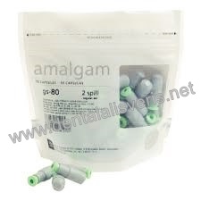 GS-80 AMALGAM 50 LİK KAPSÜL 2'LİK  % 40 LIK GÜMÜŞ