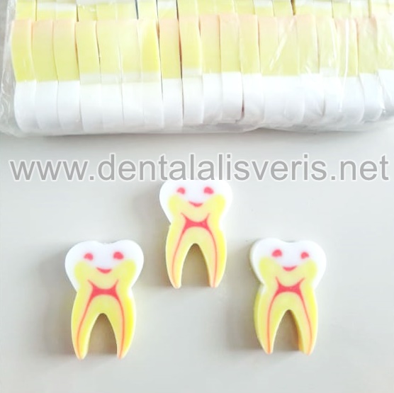 DİŞ ŞEKLİNDE SİLGİ (20 ADET)